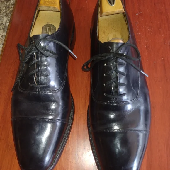 Church's Men Black Captoe Oxford 11.5 (08)